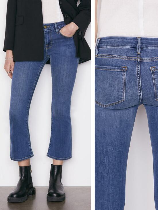 Frame Denim Denim - FRAME Denim Le Crop Mini Boot Size 29 Poe Blue